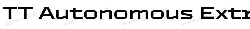TT Autonomous ExtraB字体转换 TT Autonomous ExtraB字体转换